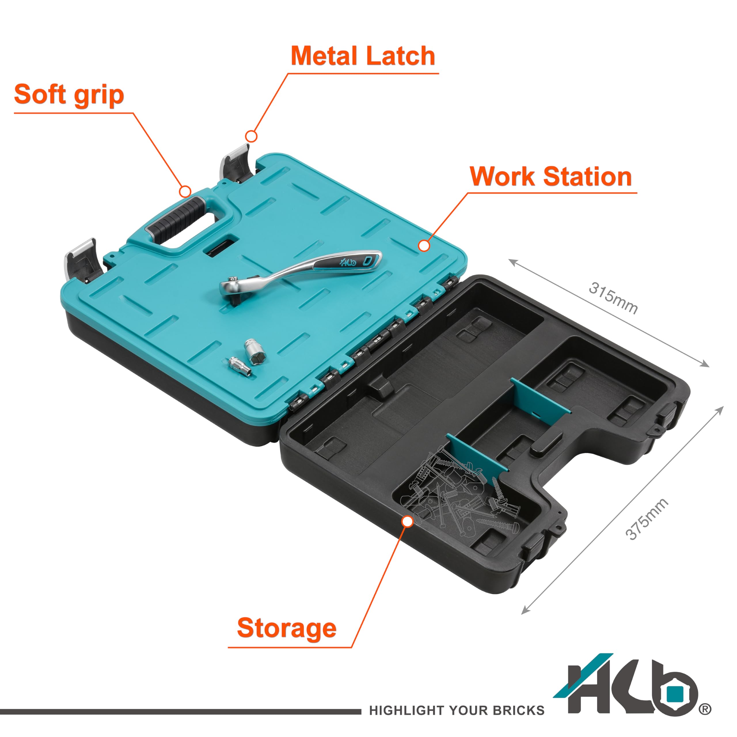 120-Tooth Ratchet Handle Set