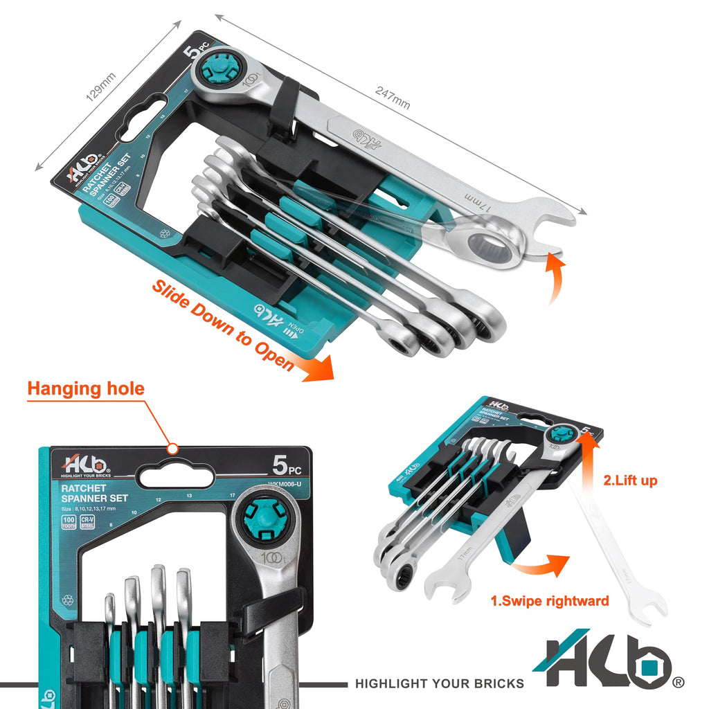 100-tooth Ratchet Wrench