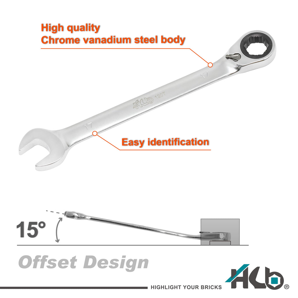 120-tooth Reversible Ratchet