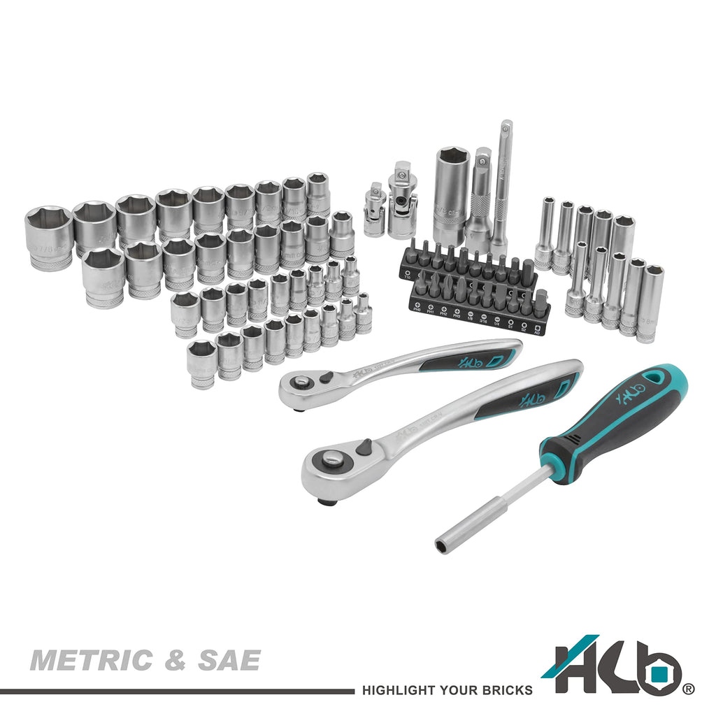 120-Tooth Ratchet Handle Set