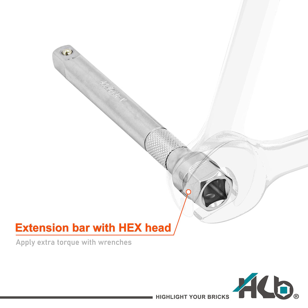 120-Tooth Ratchet Handle Set