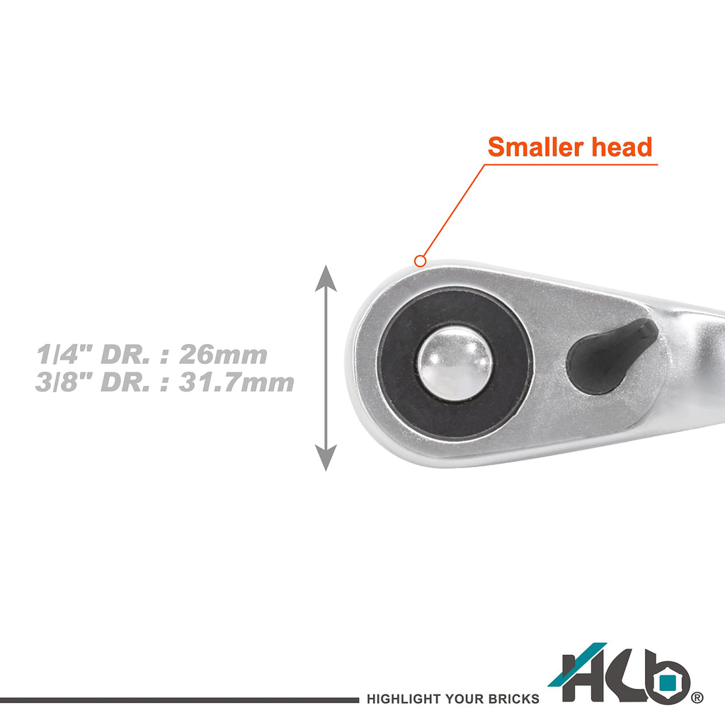 120-Tooth Ratchet Handle Set