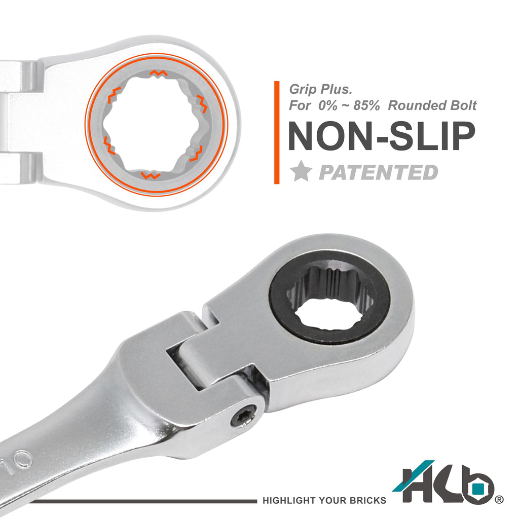 HB Flex Head Ratchet Wrench