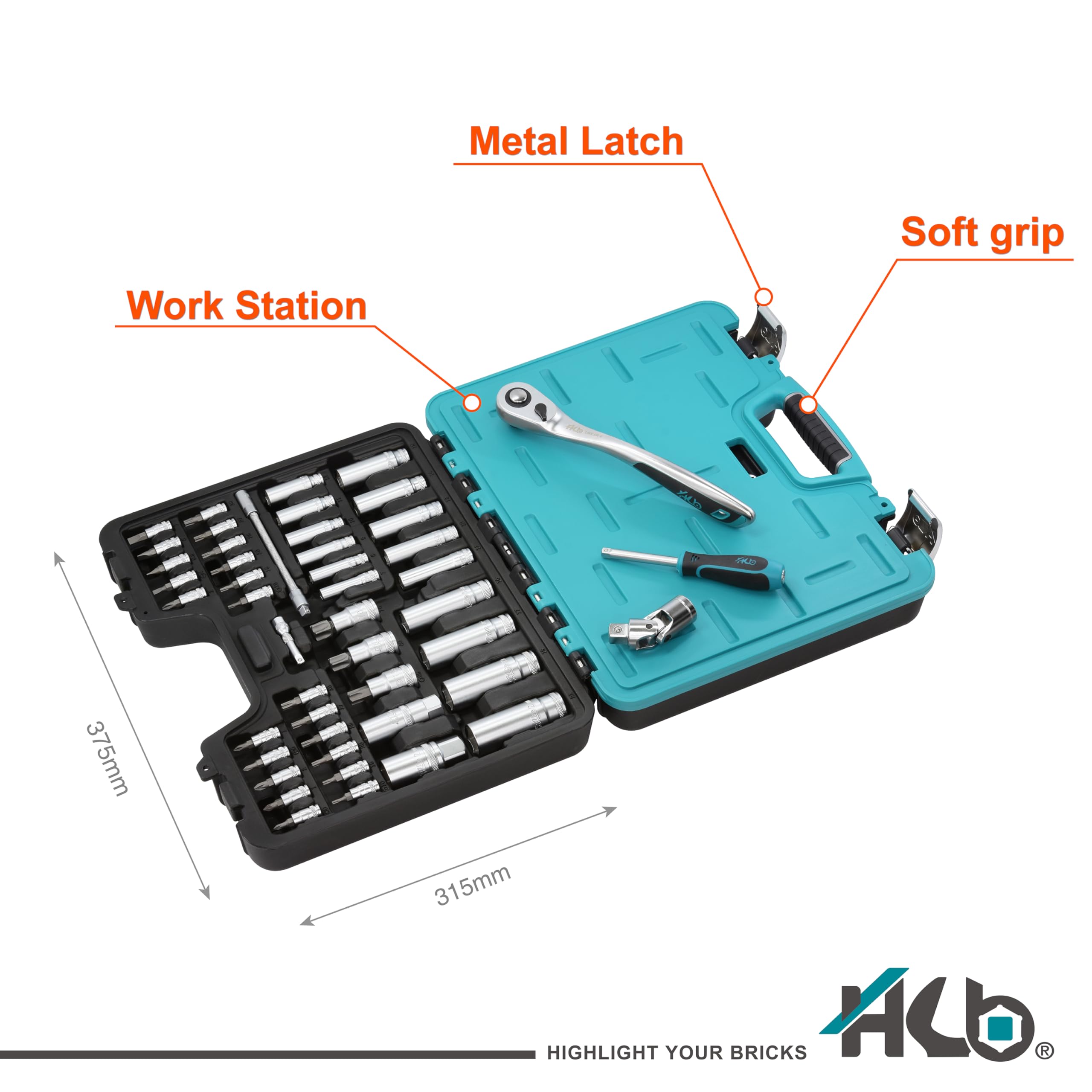 120-Tooth Ratchet Handle Set
