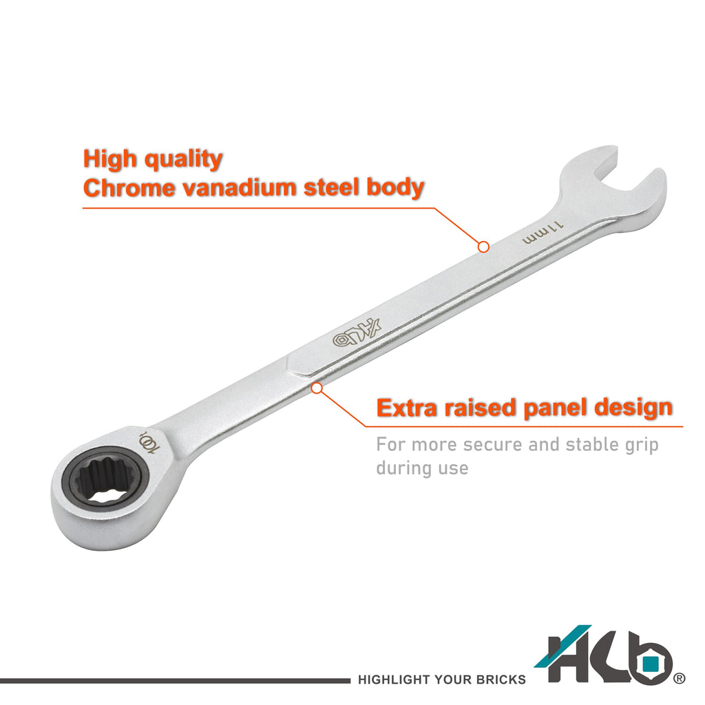 100-tooth Ratchet Wrench