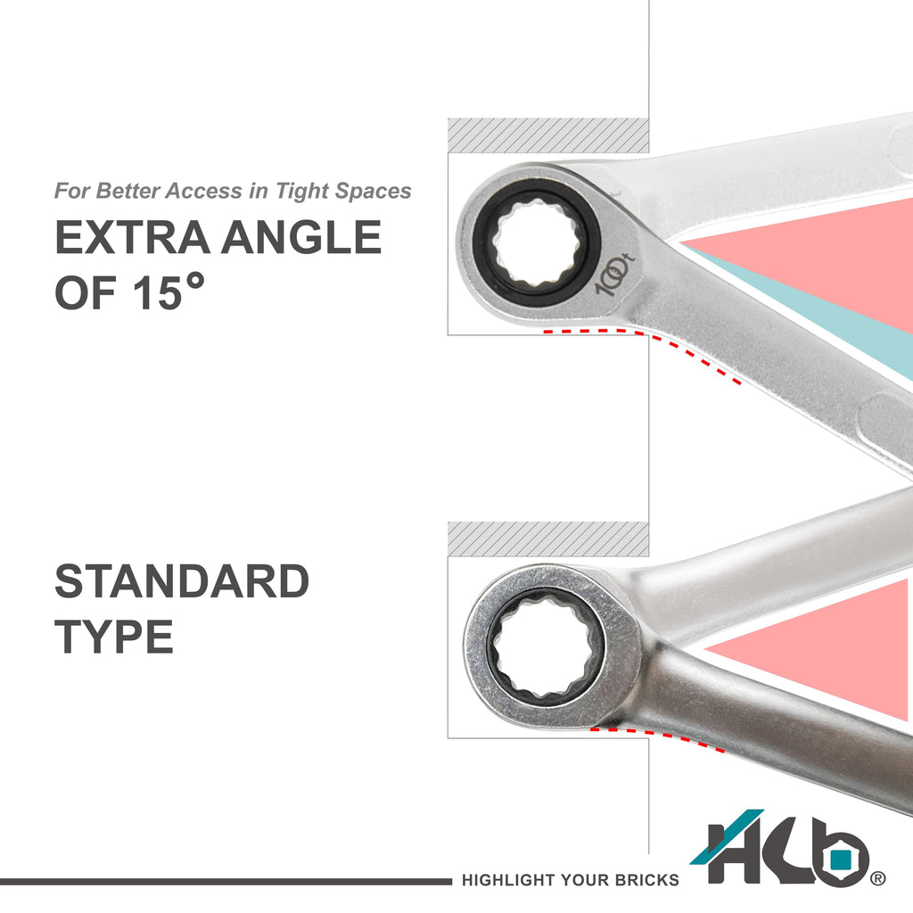 100-tooth Ratchet Wrench