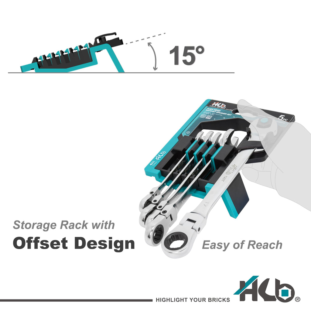 HB Flex Head Ratchet Wrench