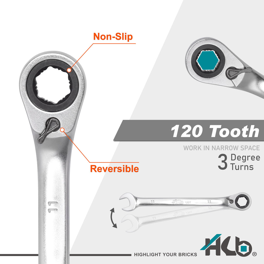120-tooth Reversible Ratchet