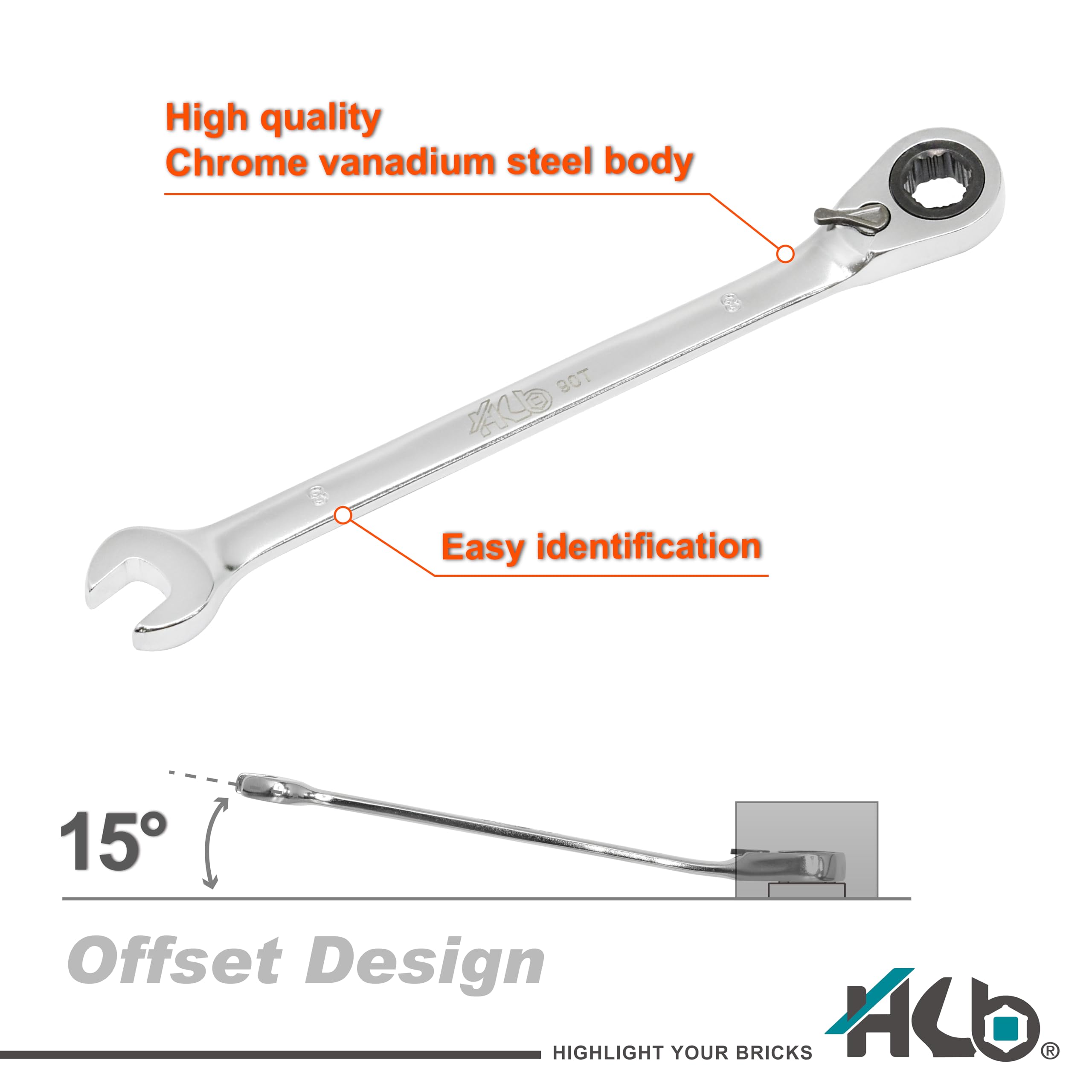 120-tooth Reversible Ratchet