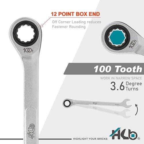 100-tooth Ratchet Wrench