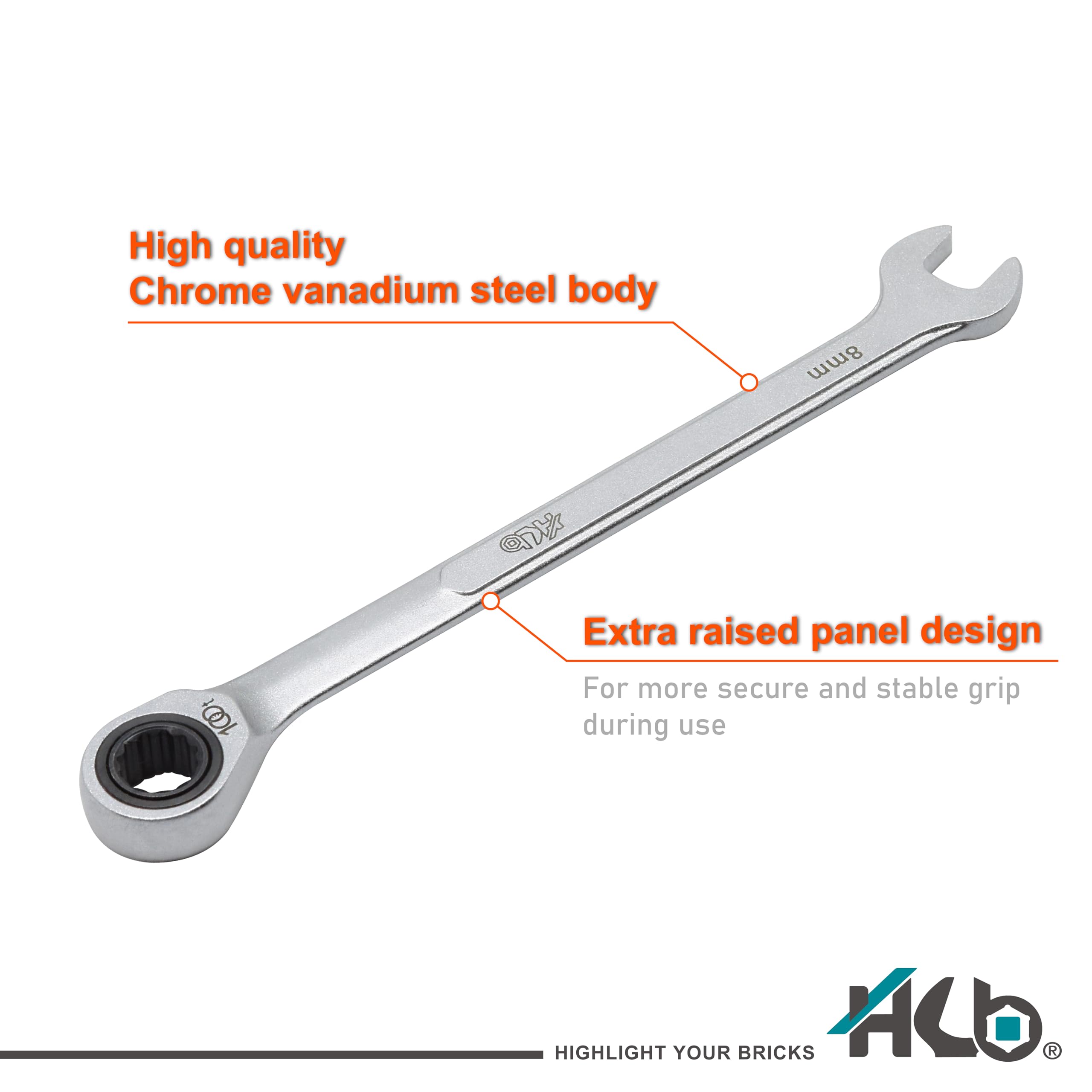 100-tooth Ratchet Wrench