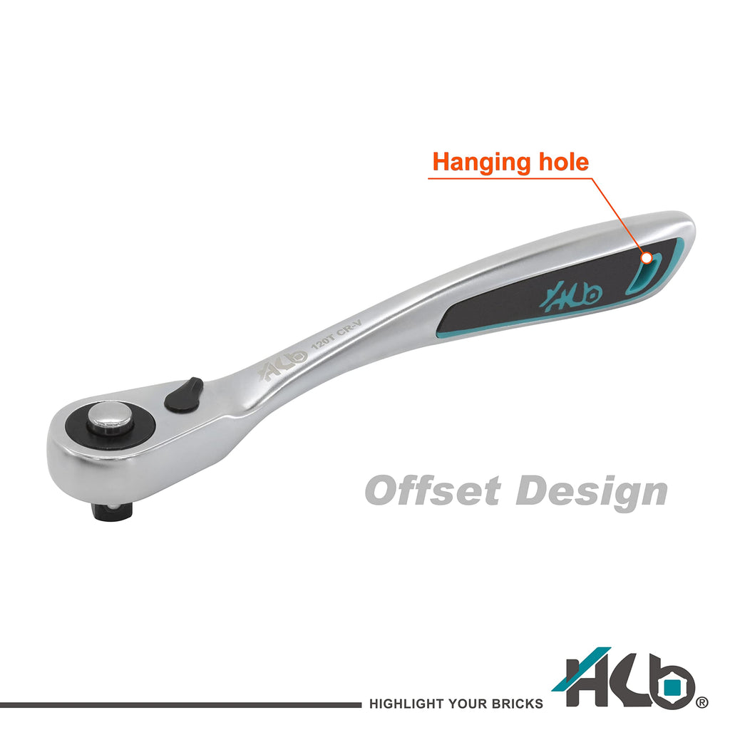 120-Tooth Ratchet Handle Set