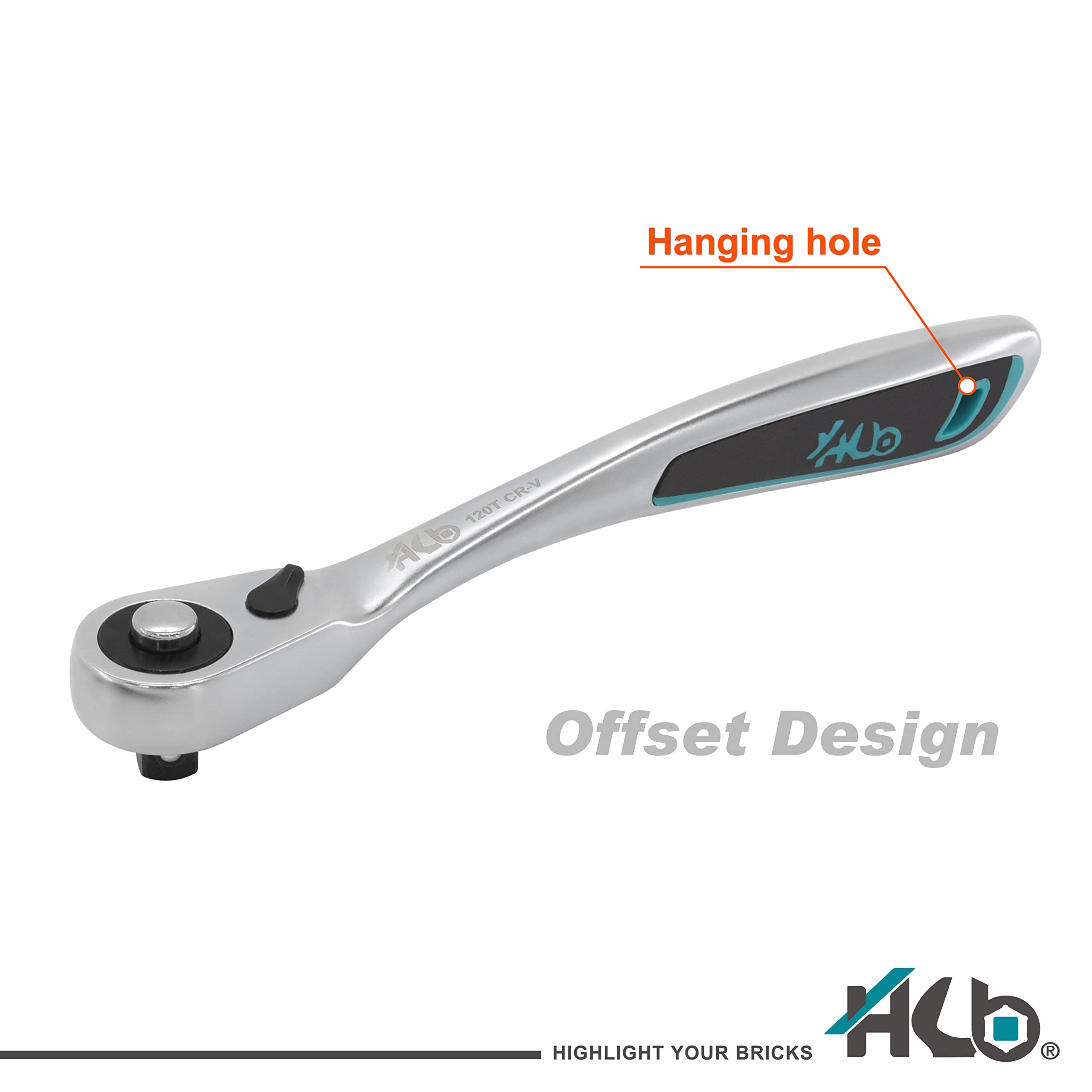 120-Tooth Ratchet Handle Set