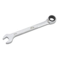HB 16 mm 100-Tooth Ratcheting Combination Wrench WDM016-U | 12-Point Box End 3.6° Arc Swing | 15° Angled Head Pass-Through Design for Long Bolts Raised Panel Laser Marking Matte Finish Made in Taiwan