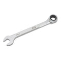 HB 18 mm 100-Tooth Ratcheting Combination Wrench WDM018-U | 12-Point Box End 3.6° Arc Swing | 15° Angled Head Pass-Through Design for Long Bolts Raised Panel Laser Marking Matte Finish Made in Taiwan