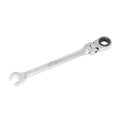 HB 11mm Ratchet Wrench WGF011 120-Tooth Non-Slip Flex Head 180° Reversible Metric Spanner 3° Arc Swing Patented Grip Plus Rounded Bolt Remover Chrome Vanadium Steel Micro-Chrome Finish Made in Taiwan