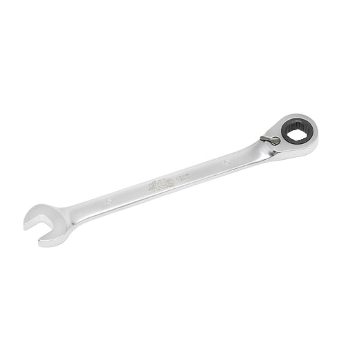 HB 10mm Ratchet Wrench WGR010-U | 120-Tooth Non-Slip Reversible Metric Spanner 3° Arc Swing | Patented Grip Plus Rounded Bolt Remover | Chrome Vanadium Steel Micro-Chrome Finish | Made in Taiwan