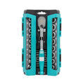 HB 36-Piece 1/2" & 3/8" Drive Socket Set, 90-Tooth Enclosed Ratchet Set