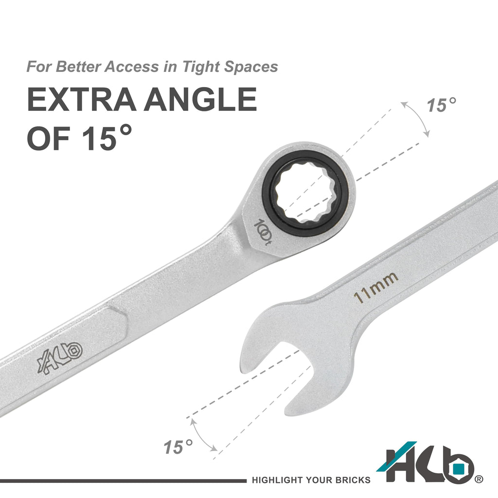 100-tooth Ratchet Wrench