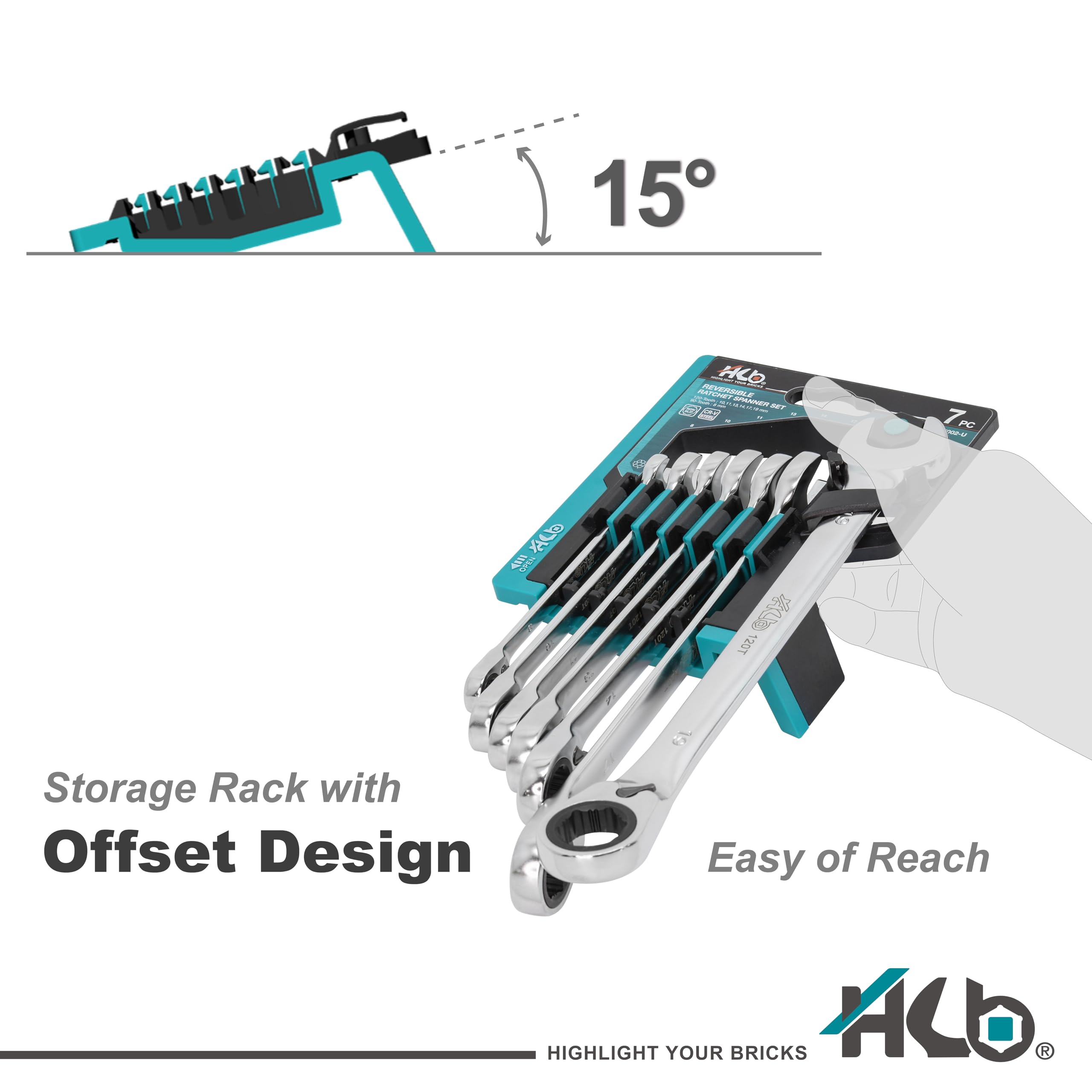 120-tooth Reversible Ratchet