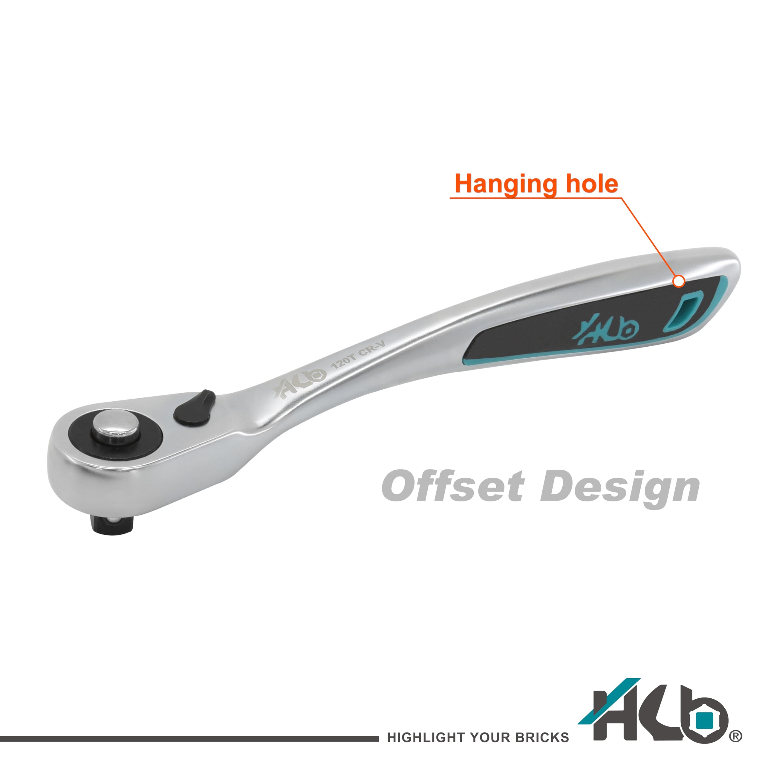 120-Tooth Ratchet Handle Set