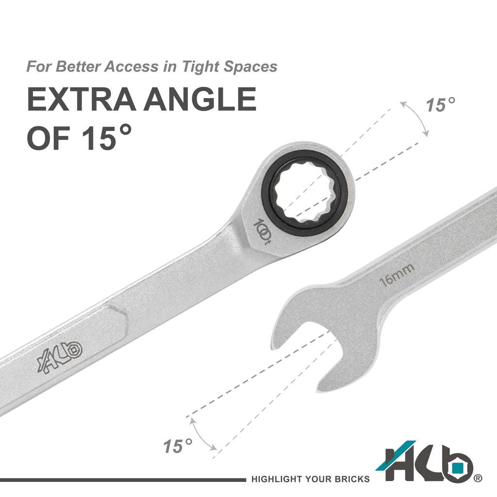 100-tooth Ratchet Wrench