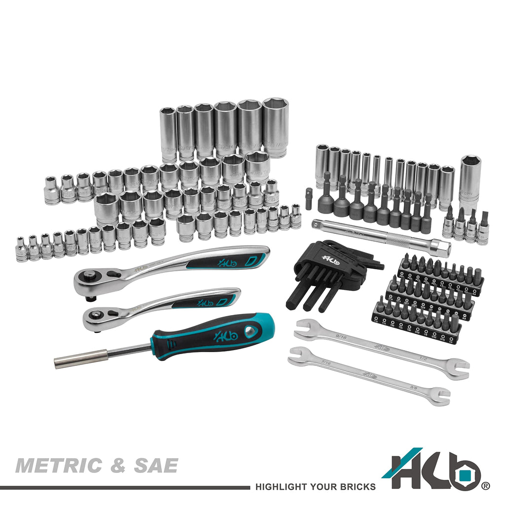 120-Tooth Ratchet Handle Set