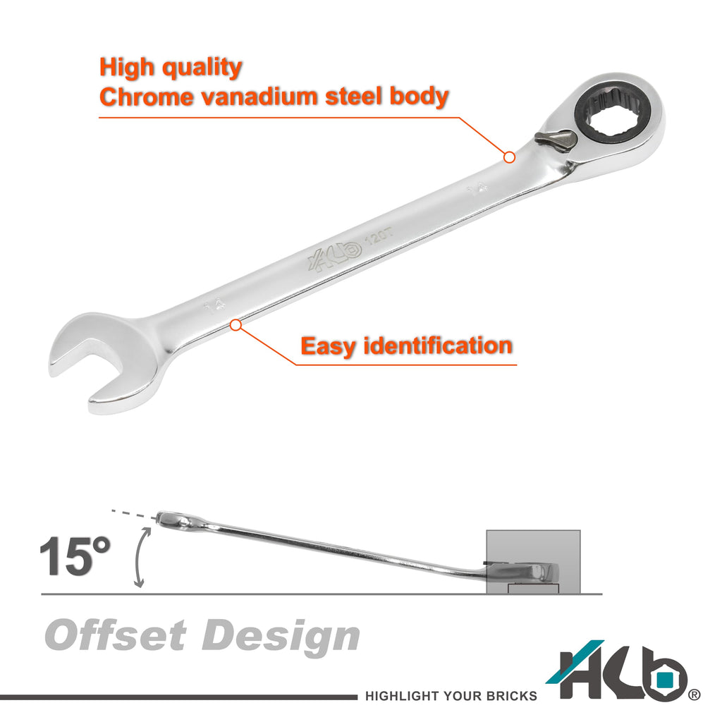 120-tooth Reversible Ratchet
