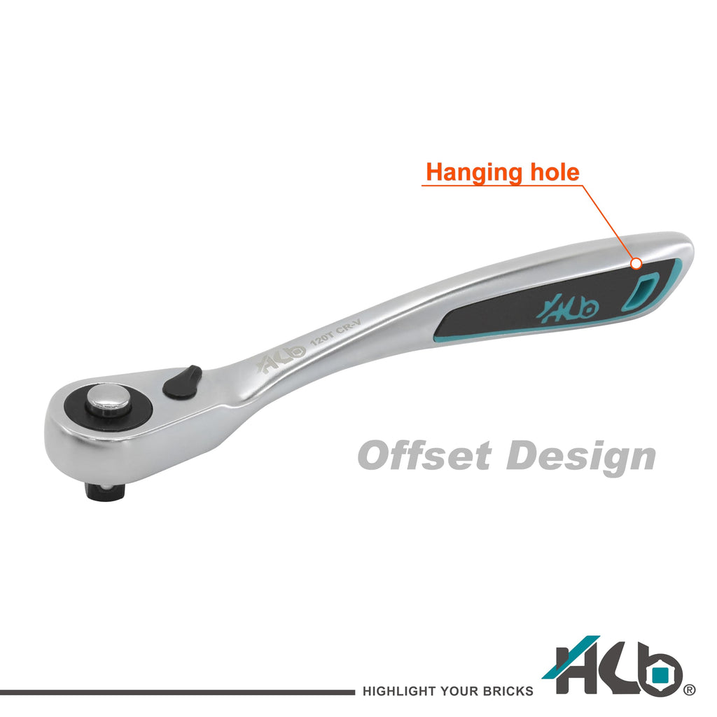 120-Tooth Ratchet Handle Set