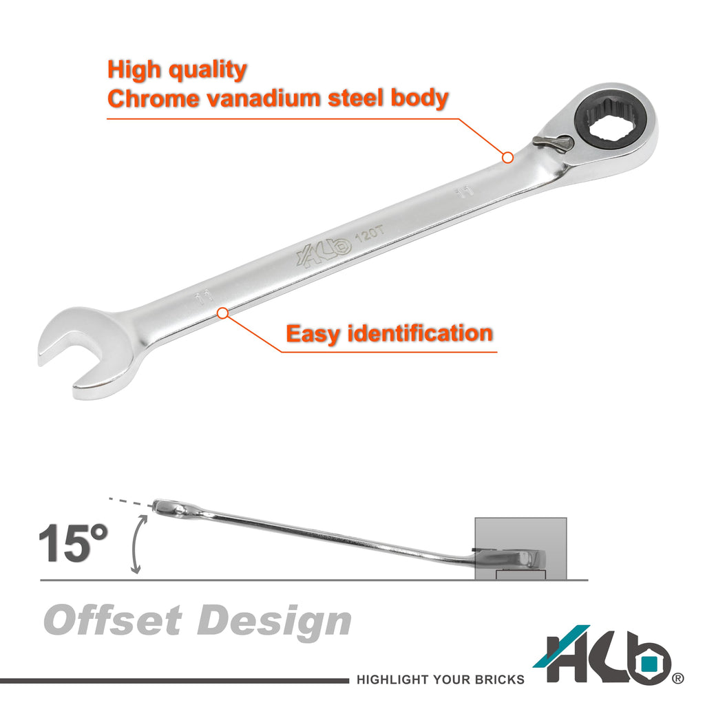 120-tooth Reversible Ratchet
