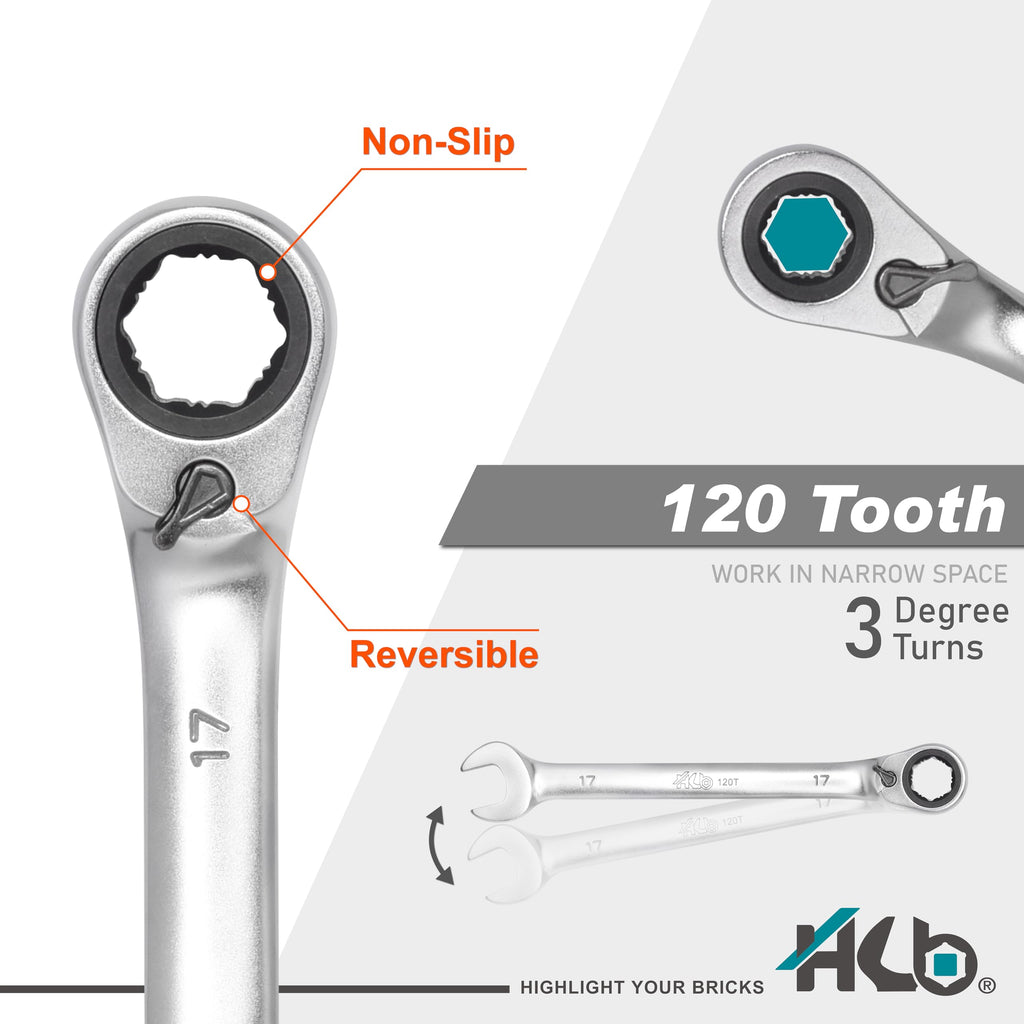 120-tooth Reversible Ratchet