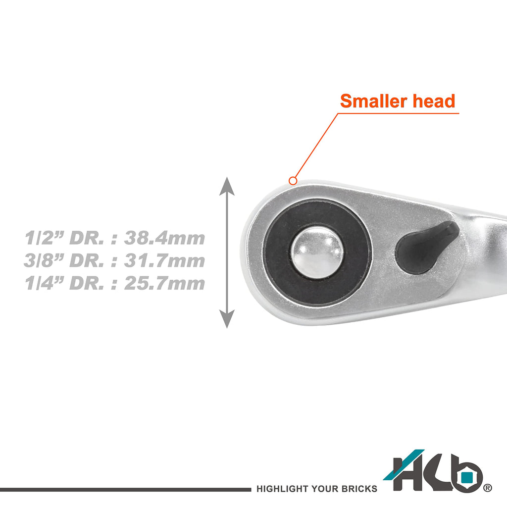 120-Tooth Ratchet Handle Set