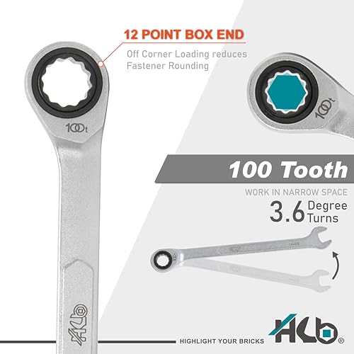 100-tooth Ratchet Wrench