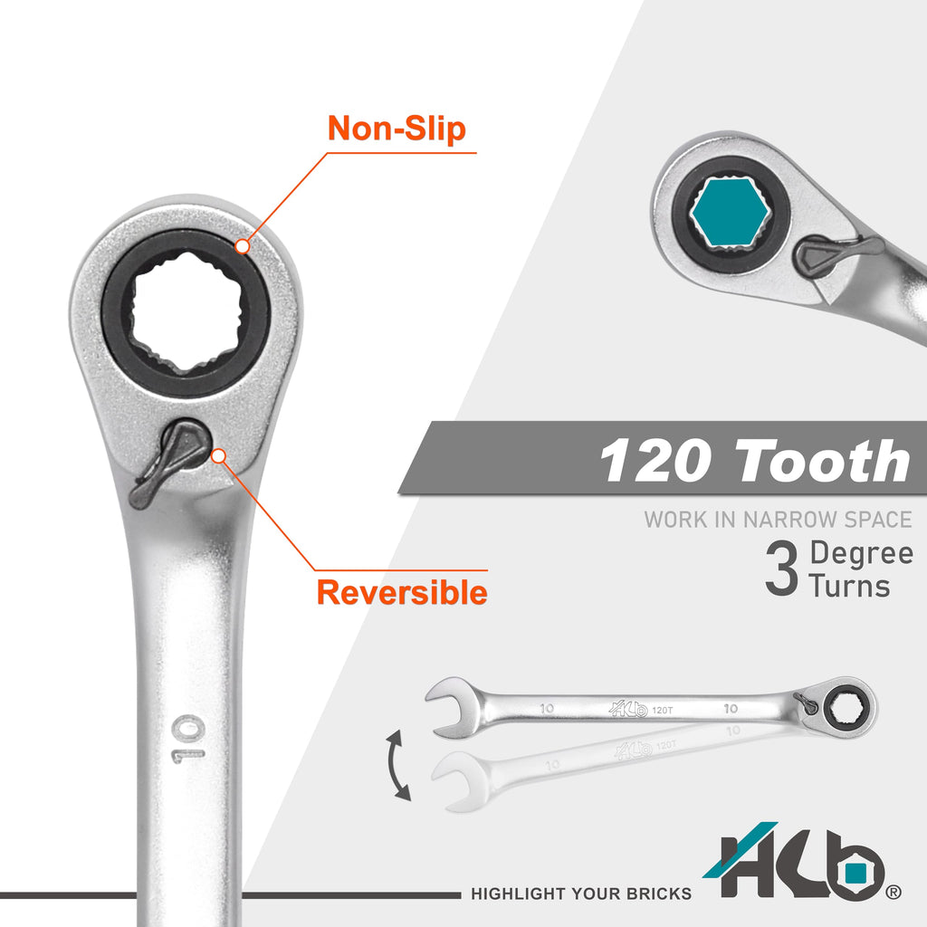 120-tooth Reversible Ratchet