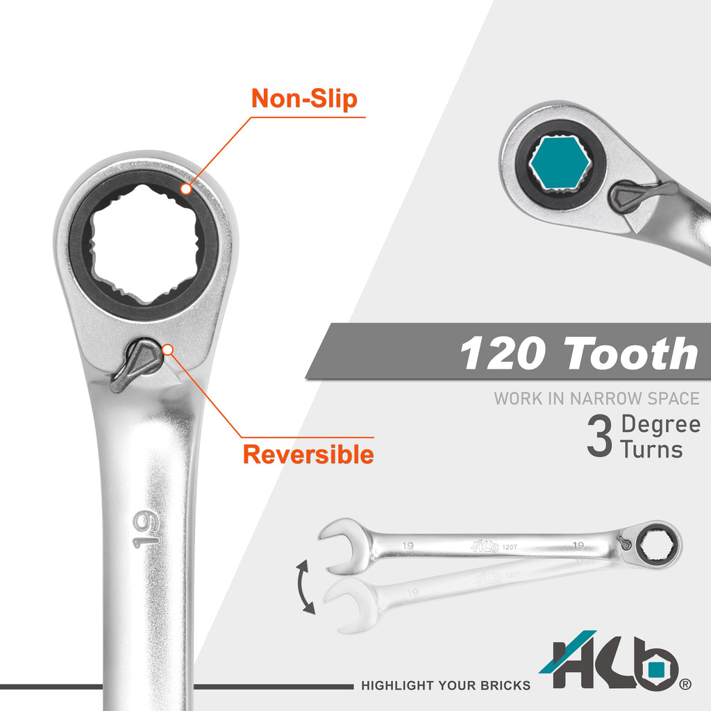 120-tooth Reversible Ratchet