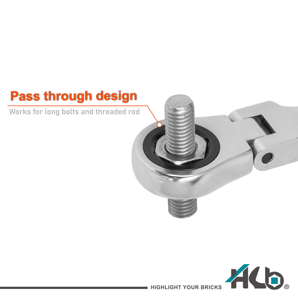 HB Flex Head Ratchet Wrench